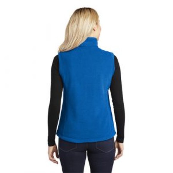 Light Fleece Vest with Embroidered Tennis Logo - Picture 2 of 7